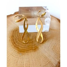 Σκουλαρίκια Κρεμαστά Χρυσά 14Κ - Άπειρο (E286)